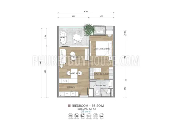 KAT21717: One Bedroom Apartment in Kata Area. 照片 #12