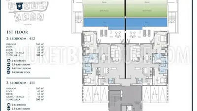 LAG23140: 2-Bedroom Beachfront Residence with Sea View in Laguna, Phuket. 照片 #3