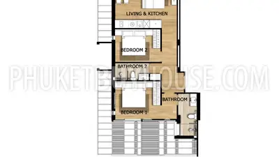 BAN23145: 2-Bedroom Pool Residence near Bang Tao Beach, Phuket. Photo #2
