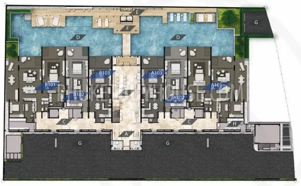 BAN23145: 2-Bedroom Pool Residence near Bang Tao Beach, Phuket. Photo #3
