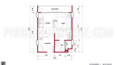 BAN7159: Studio with Garden View in Bang Tao. Photo #13