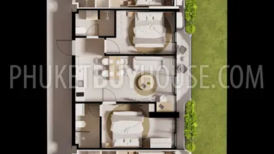 BAN23177: 2-Bedroom Apartment in a Brand-New Project by a Thai Developer | EIA Approved in Bang Tao, Phuket. Photo #4