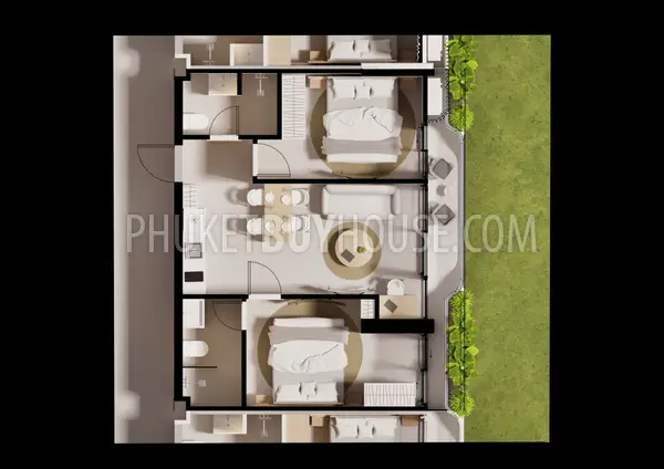 BAN23177: 2-Bedroom Apartment in a Brand-New Project by a Thai Developer | EIA Approved in Bang Tao, Phuket. Photo #4