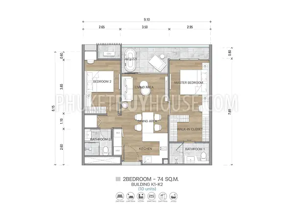 KAT21719: Two Bedroom Apartments in Kata . 照片 #9