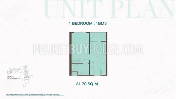 KAR23179: 1-Bedroom Pet-Friendly Condominium Near Karon Beach, Phuket. Photo #3