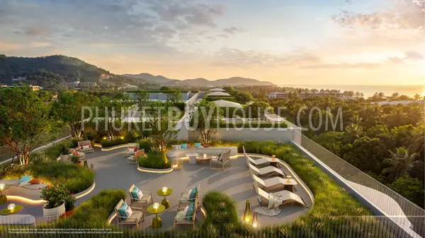 KAR23180: 2-Bedroom Condominium Near Karon Beach with Rooftop Pools Phuket. Photo #11
