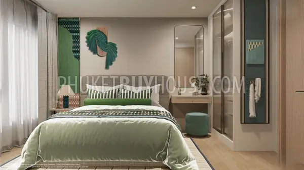 KAR23180: 2-Bedroom Condominium Near Karon Beach with Rooftop Pools Phuket. Photo #6
