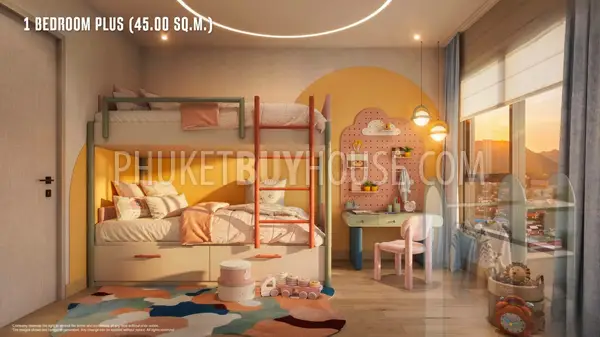 KAT23182: 1-Bedroom Plus Apartment with Extra Living Space in Kata, Phuket. Photo #4