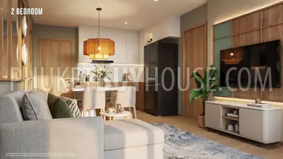 KAT23183: 2-Bedroom Penthouse with Private Rooftop in Kata, Phuket. 照片 #3