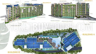 BAN6438: Studio with a unique layout in Eco condominium at crisis prices in Bang Tao area. Fotoğraf #41