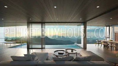 BAN7292: Three Bedroom Villa on the Hillside in Bang Tao. Fotoğraf #6