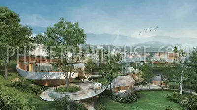 BAN7292: Three Bedroom Villa on the Hillside in Bang Tao. Fotoğraf #2