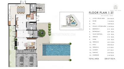 CHA21746: Pool Villa with 4 Bedrooms in Chalong. Photo #9