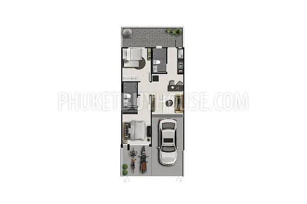 MAI21747: Two Bedroom Townhome close to Airport and Mai Khao. 照片 #10