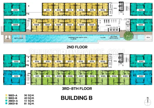 BAN21755: Great Three Bedroom Apartment in Bang Tao. Photo #41