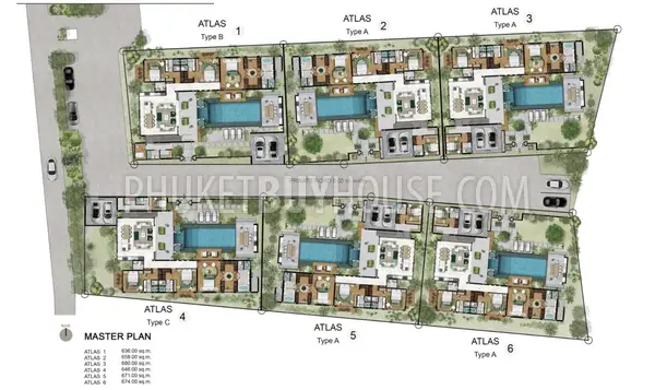 BAN7143: Four Bedroom Private Pool Villas in Bang Tao. 照片 #19