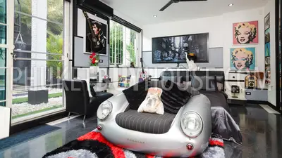 NAI4260: Luxury sea view villa with 7 bedrooms and pool in Nai Harn. Photo #32