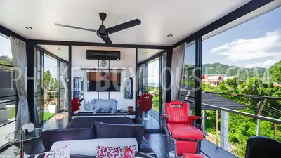 NAI4260: Luxury sea view villa with 7 bedrooms and pool in Nai Harn. Photo #36