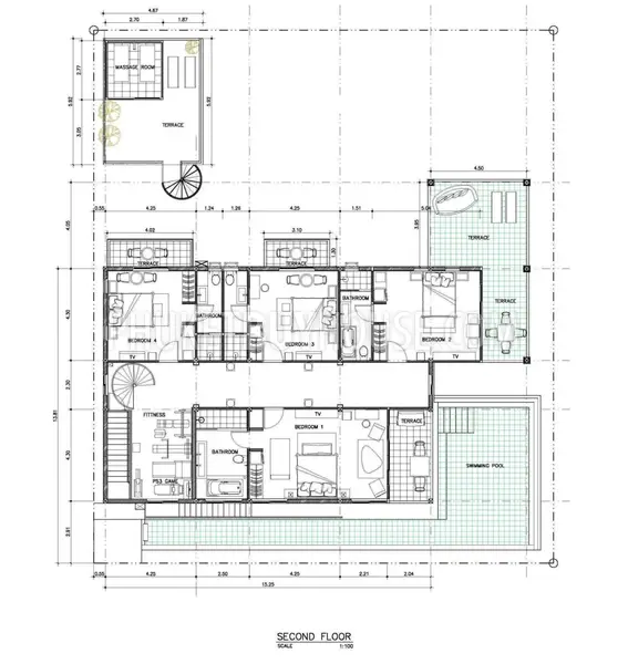 NAI4260: Luxury sea view villa with 7 bedrooms and pool in Nai Harn. Photo #40