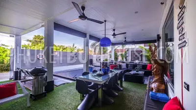 NAI4260: Luxury sea view villa with 7 bedrooms and pool in Nai Harn. Photo #43