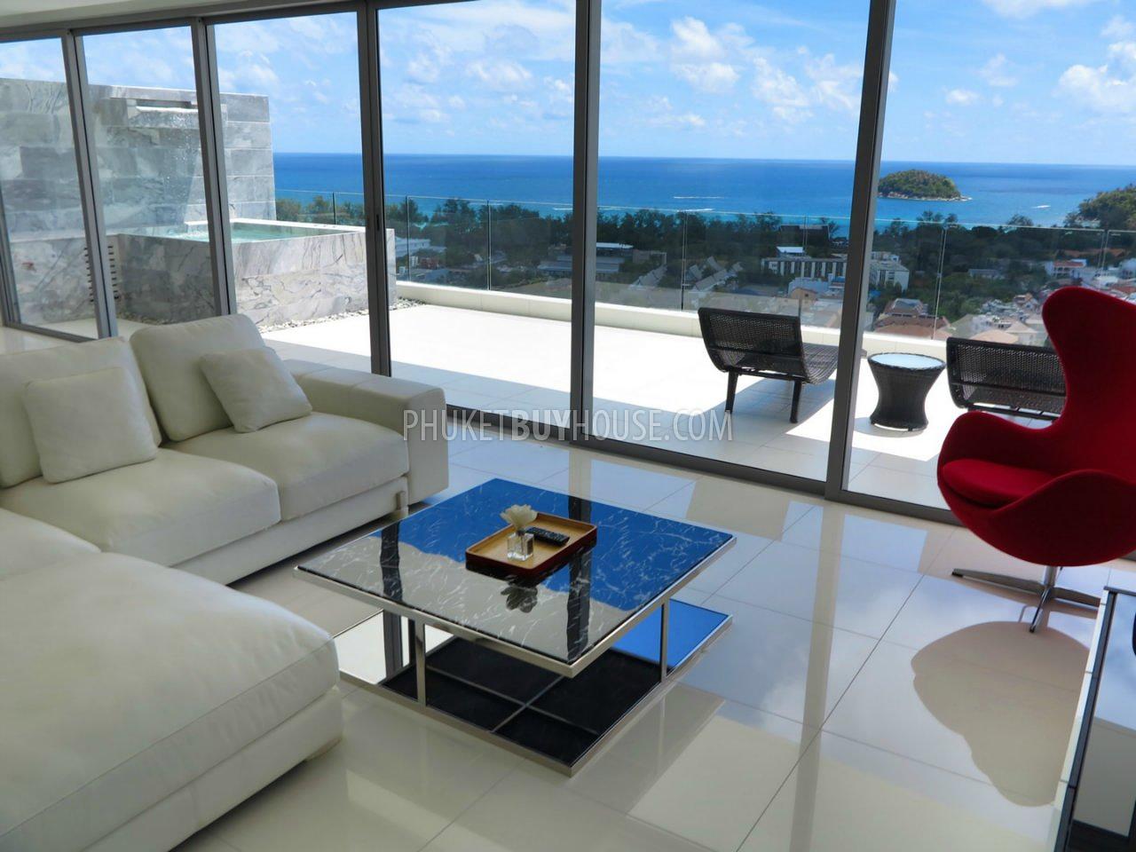 KAT4196: Two bedroom luxury apartment with Sea View on one of the best beaches in Phuket, Kata. Photo #19