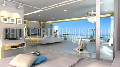 KAT4197: An exclusive luxury 3 bedroom unit with sea view in Phuket. Photo #2