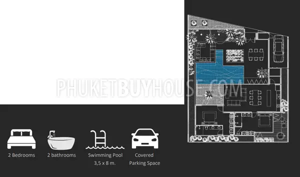 NAT21761: Two Bedroom Villa in Beautiful Location in Nai Thon area. 照片 #11