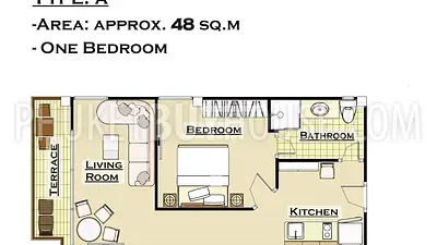 NAI4205: One Bedroom Apartment within Walking Distance to Nai Harn Beach. Photo #25