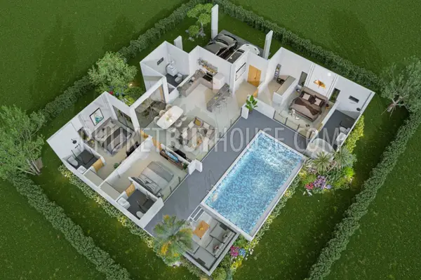 TAL21721: Inexpensive Three Bedroom Villas in Thalang. Photo #13