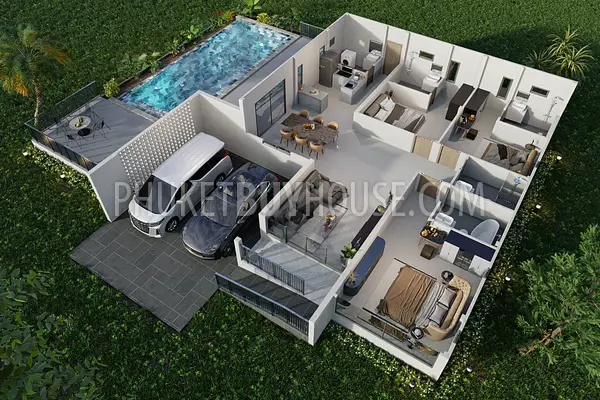TAL21795: Private Pool Villa in Thalang. Photo #14
