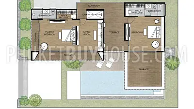 KAM4298: Brand New Luxury Sea View 3 Bedroom Villa in Kamala. Photo #4