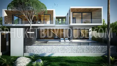 KAM4298: Brand New Luxury Sea View 3 Bedroom Villa in Kamala. Photo #26