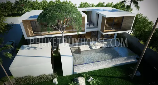 KAM4298: Brand New Luxury Sea View 3 Bedroom Villa in Kamala. Photo #27