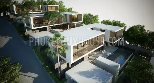 KAM4298: Brand New Luxury Sea View 3 Bedroom Villa in Kamala. Photo #28