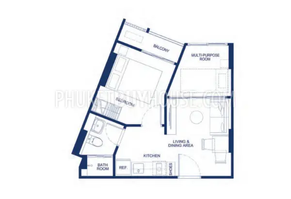 KTH21817: One Bedroom Apartment with Additional Room in Kathu. Photo #4