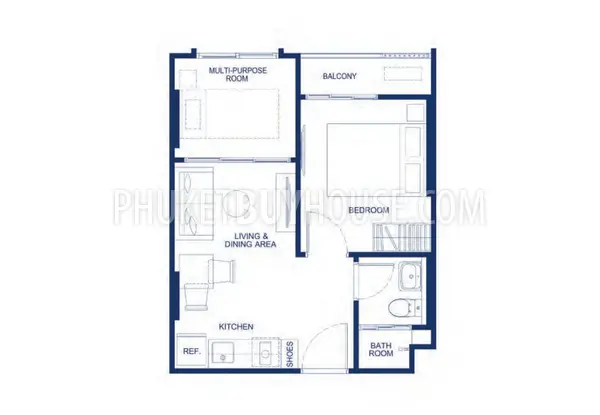 KTH21817: One Bedroom Apartment with Additional Room in Kathu. Photo #8