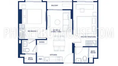 KTH21818: Two Bedroom Apartment in Kathu Area. Photo #2
