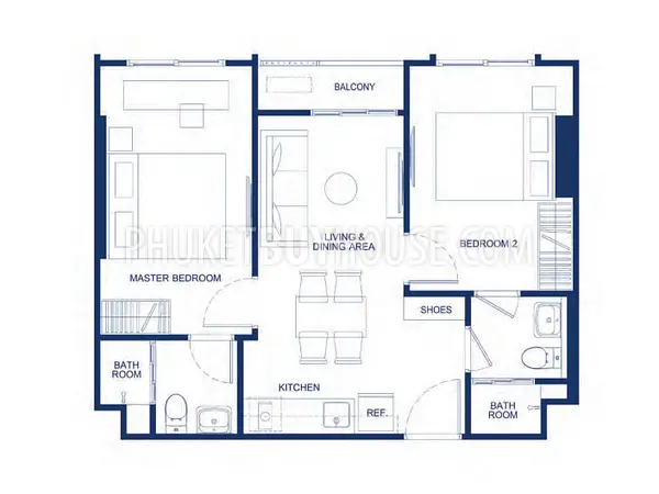 KTH21818: Two Bedroom Apartment in Kathu Area. Photo #4