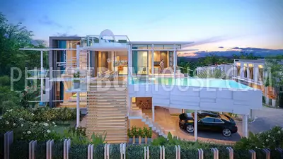 KAM4265: Sea view three-bedroom villas in Kamala for sale. 照片 #1