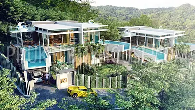 KAM4265: Sea view three-bedroom villas in Kamala for sale. 照片 #3