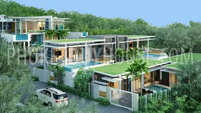 KAM4265: Sea view three-bedroom villas in Kamala for sale. 照片 #5