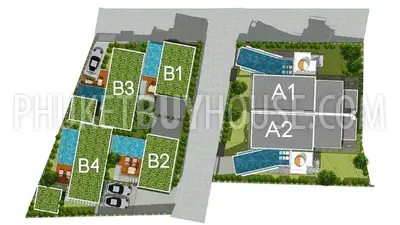 KAM4265: Sea view three-bedroom villas in Kamala for sale. 照片 #6