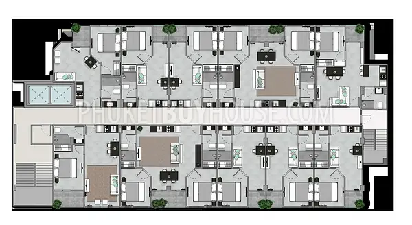 CHA6478: Sea View Apartments for Sale in New Condominium in Chalong District. Photo #4
