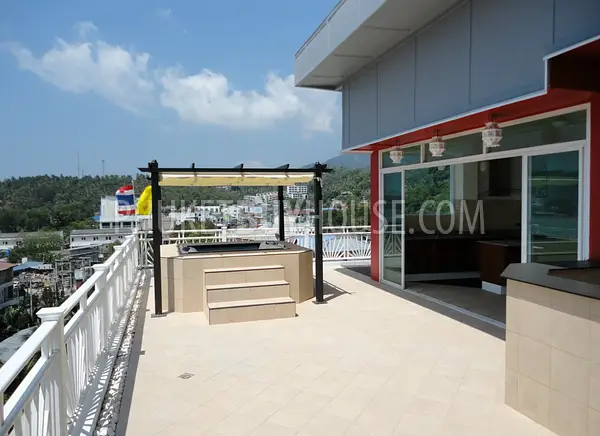KAT4282: Majestic penthouse with an internal Jacuzzi in Kata Beach. Fotoğraf #15