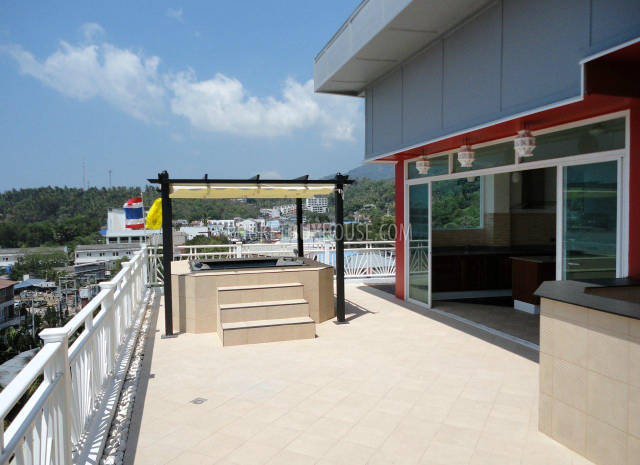 KAT4282: Роскошный пентхауз с джакузи на балконе, пляж Ката. Фото #15