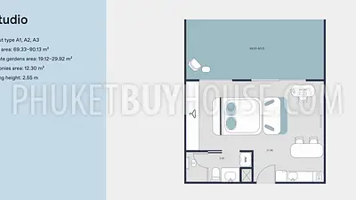 RAW21862: Luxury Deluxe Studio Apartments On Rawai. Photo #4