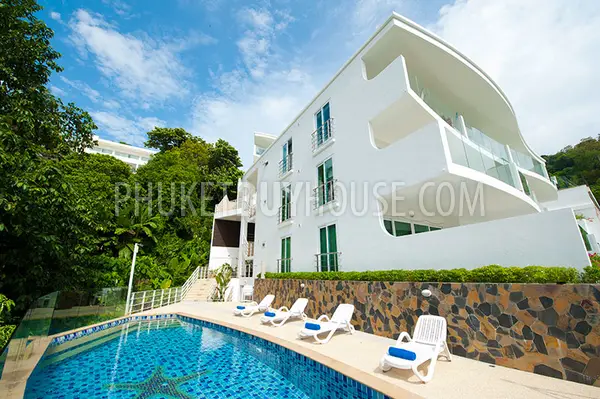 KAT4411: Sea View Apartment in Kata beach. Fotoğraf #8
