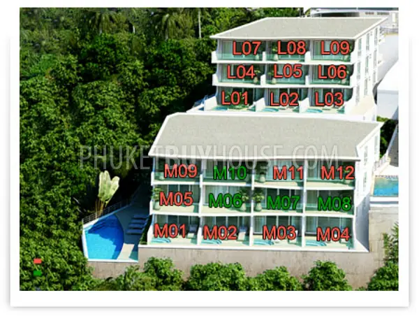 KAT4413: Sea View apartment. Fotoğraf #4