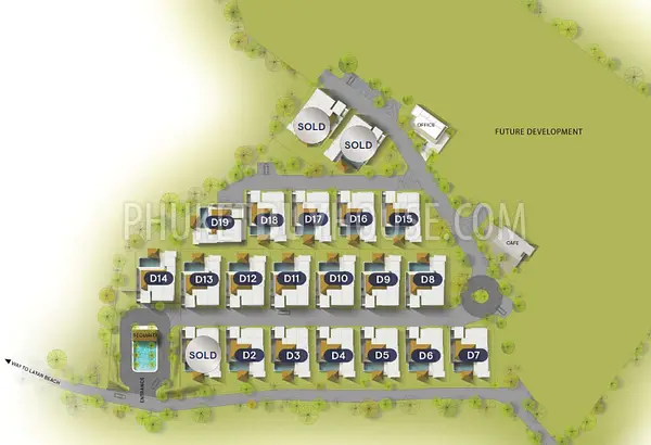 TAL21828: Three Bedroom Tropical Villa with a Pool in Thalang area. 照片 #3