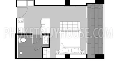 PAT4493: Studio for Sale in Patong. Fotoğraf #13